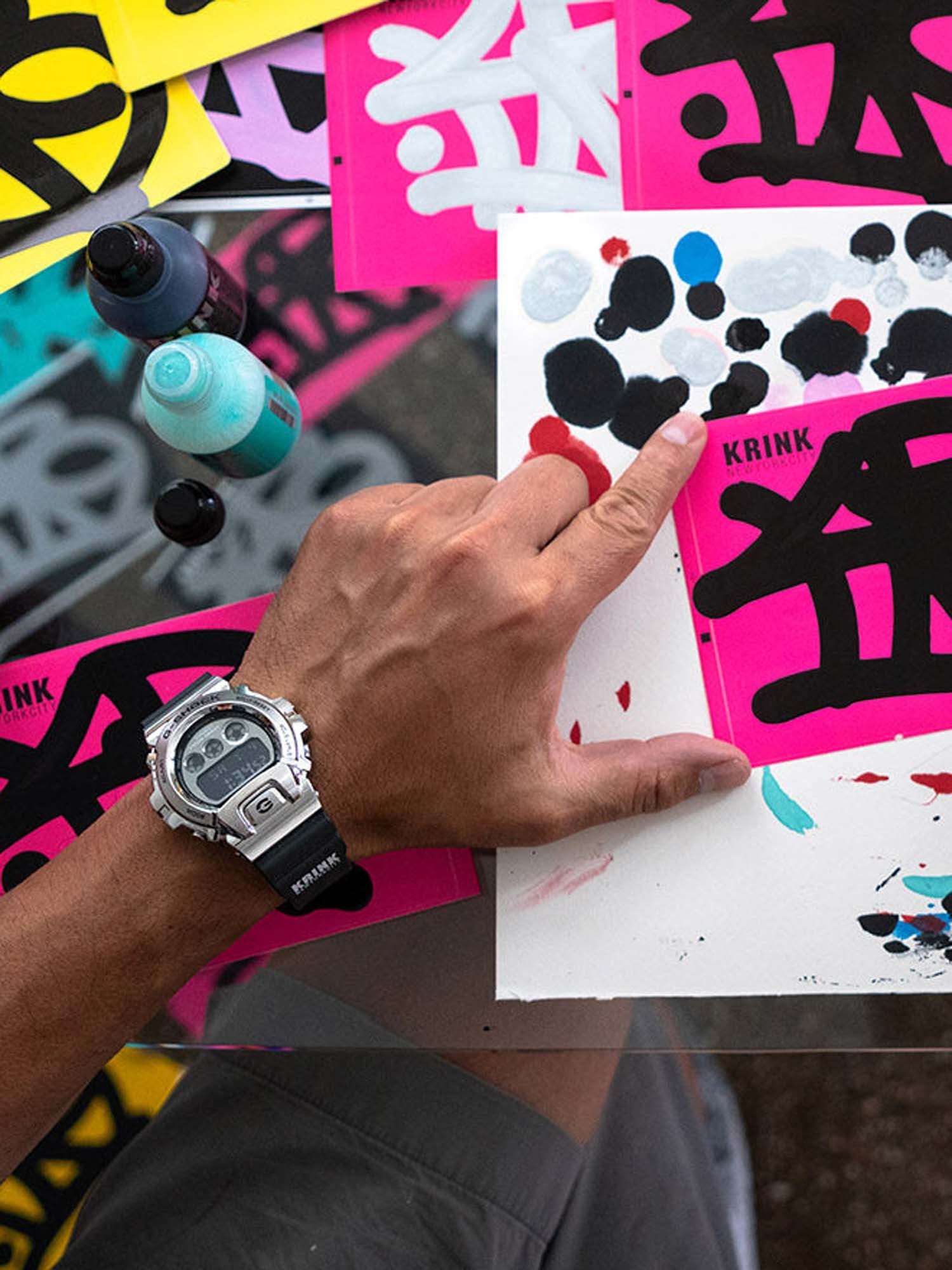 G-SHOCK + Super Permanent Stickers – Krink
