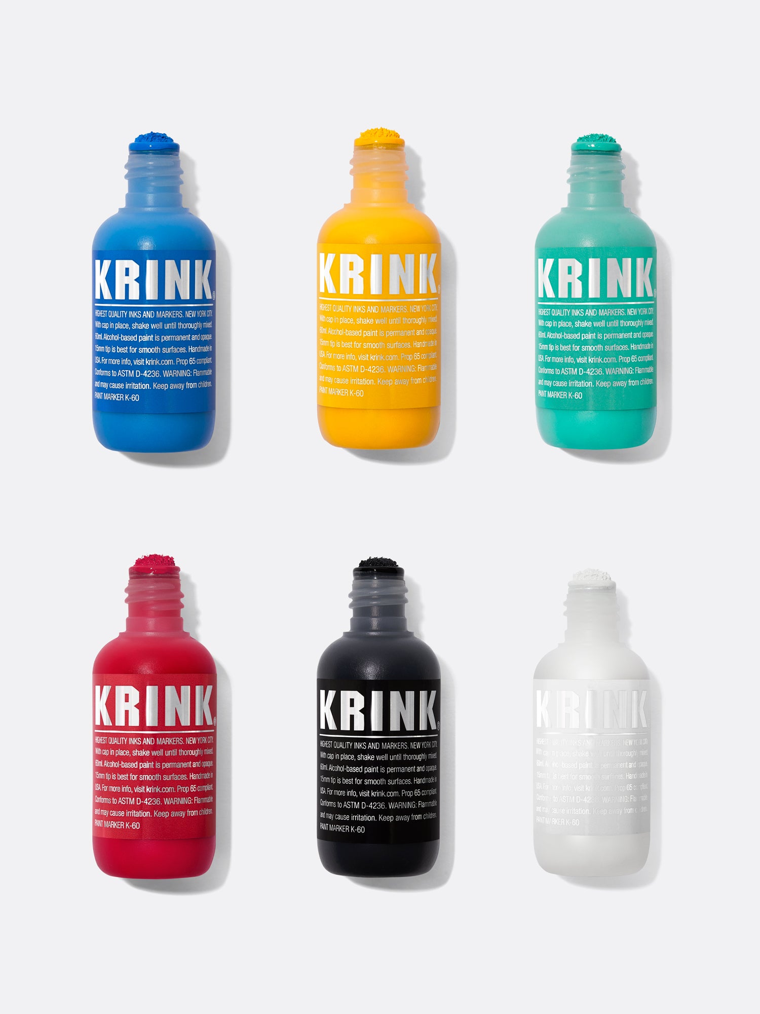 Krink K-60 Paint Marker Box Set of 6