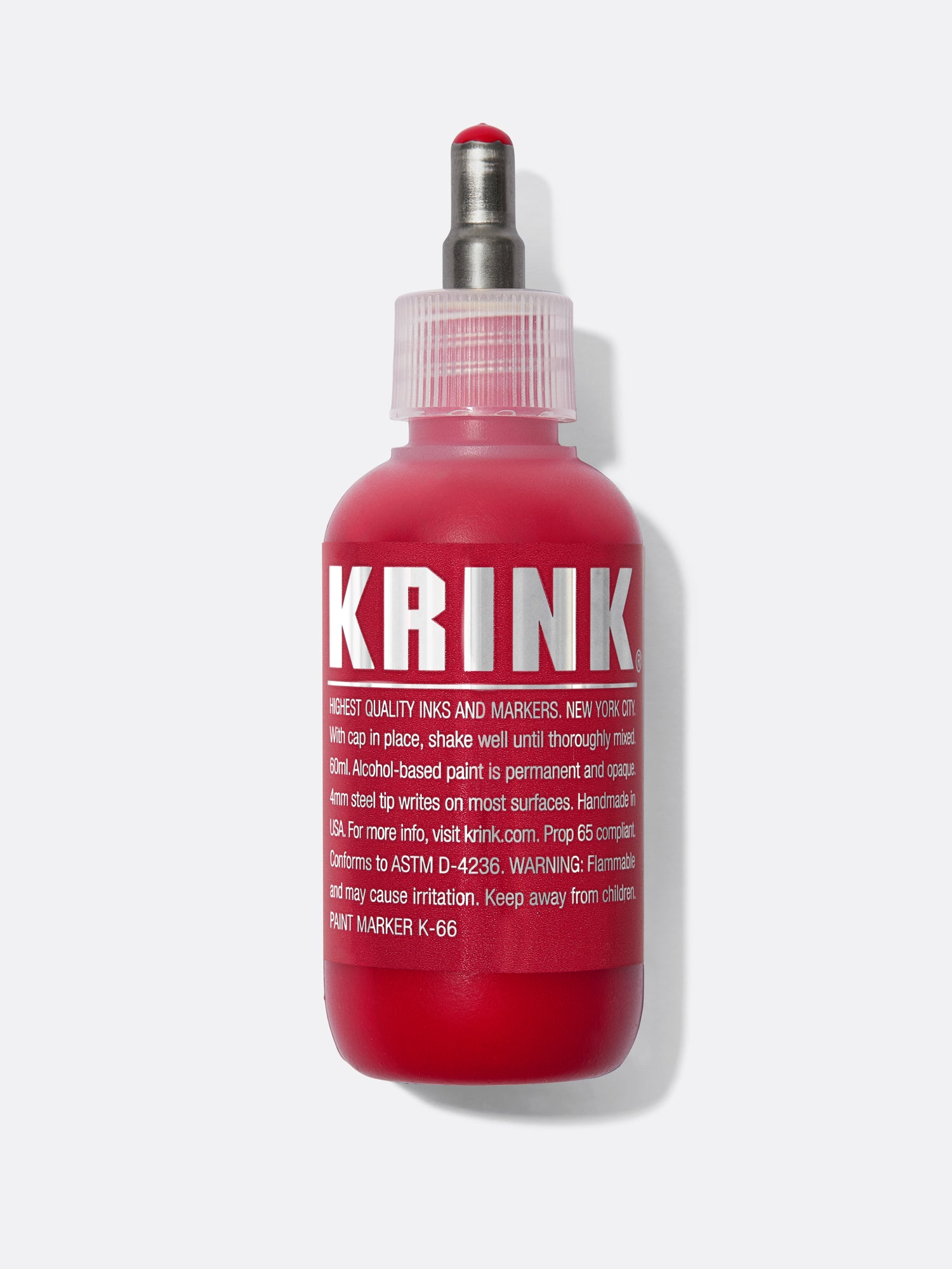 Krink Paint Marker 4-Pc Silver Set - Graffiti Markers Pack of 4 Includes  K-60 Mop - K-66 Ball-Point - K-42 Bullet-Tip - K-75 Chisel-Tip –