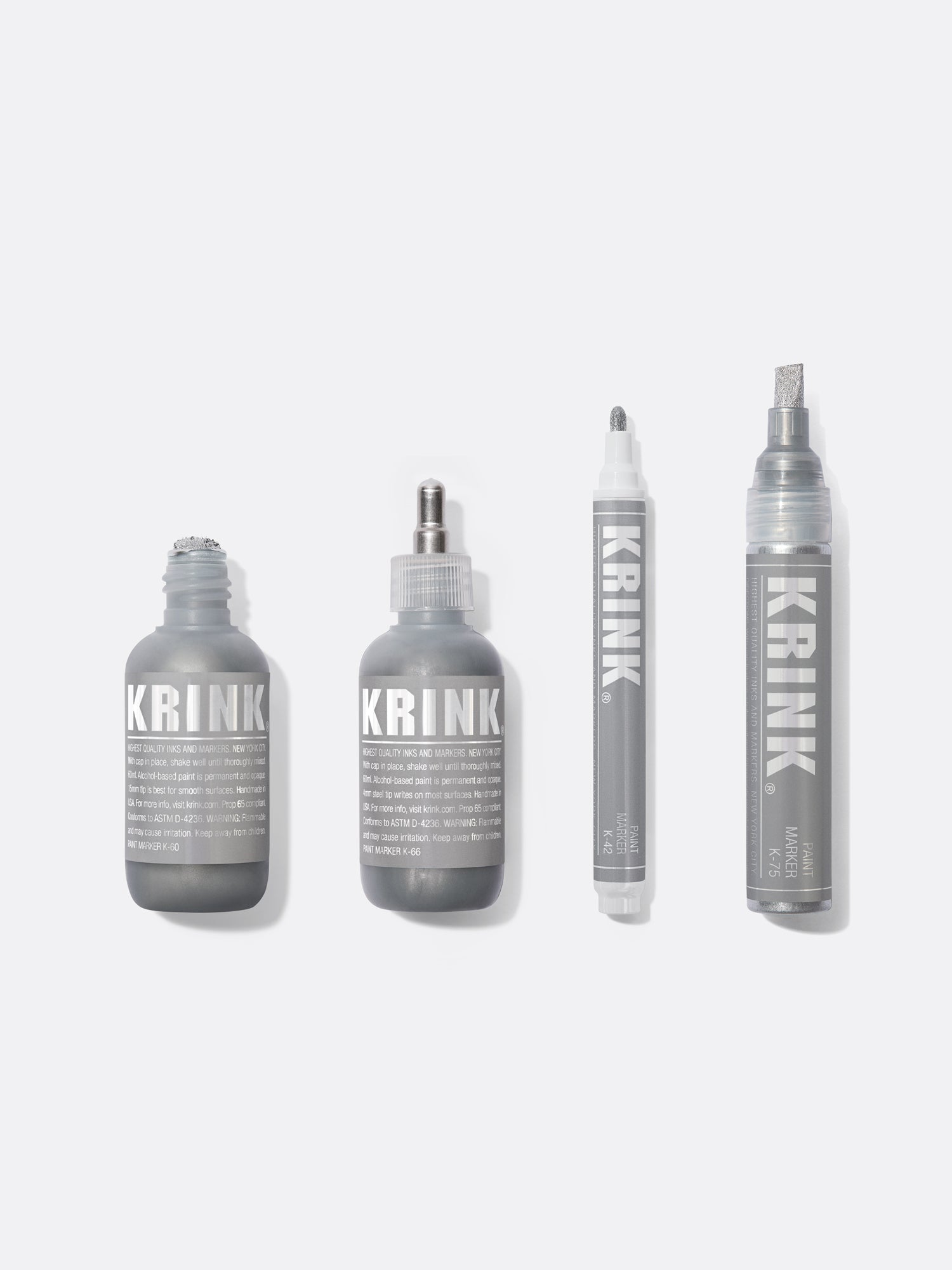Krink K-75 Paint Marker Silver 7mm - The Art Store/Commercial Art